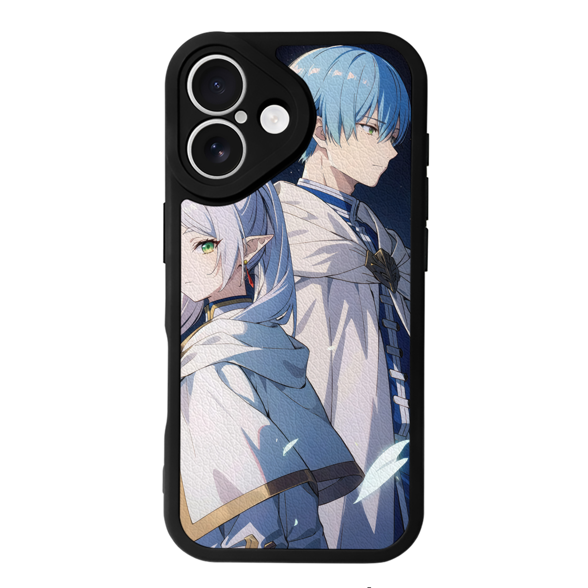 （画像用） 葬送のフリーレン Frieren 【iPhone 16シリーズ対応】シリコンスマホケース（レザー調） 材質：シリコン